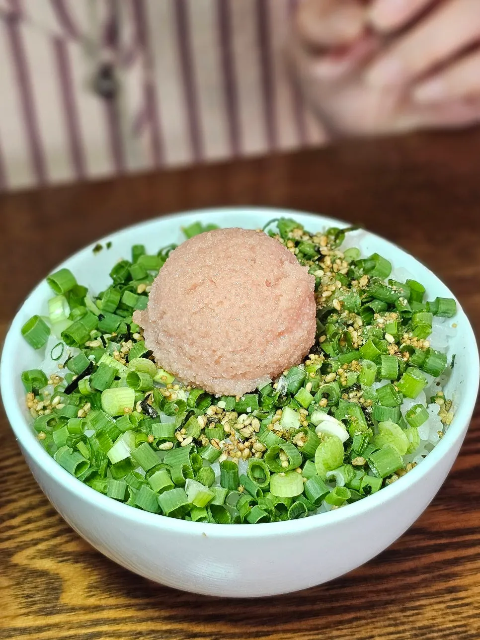 Low-sodium pollack roe rice at Dongyang Baekban