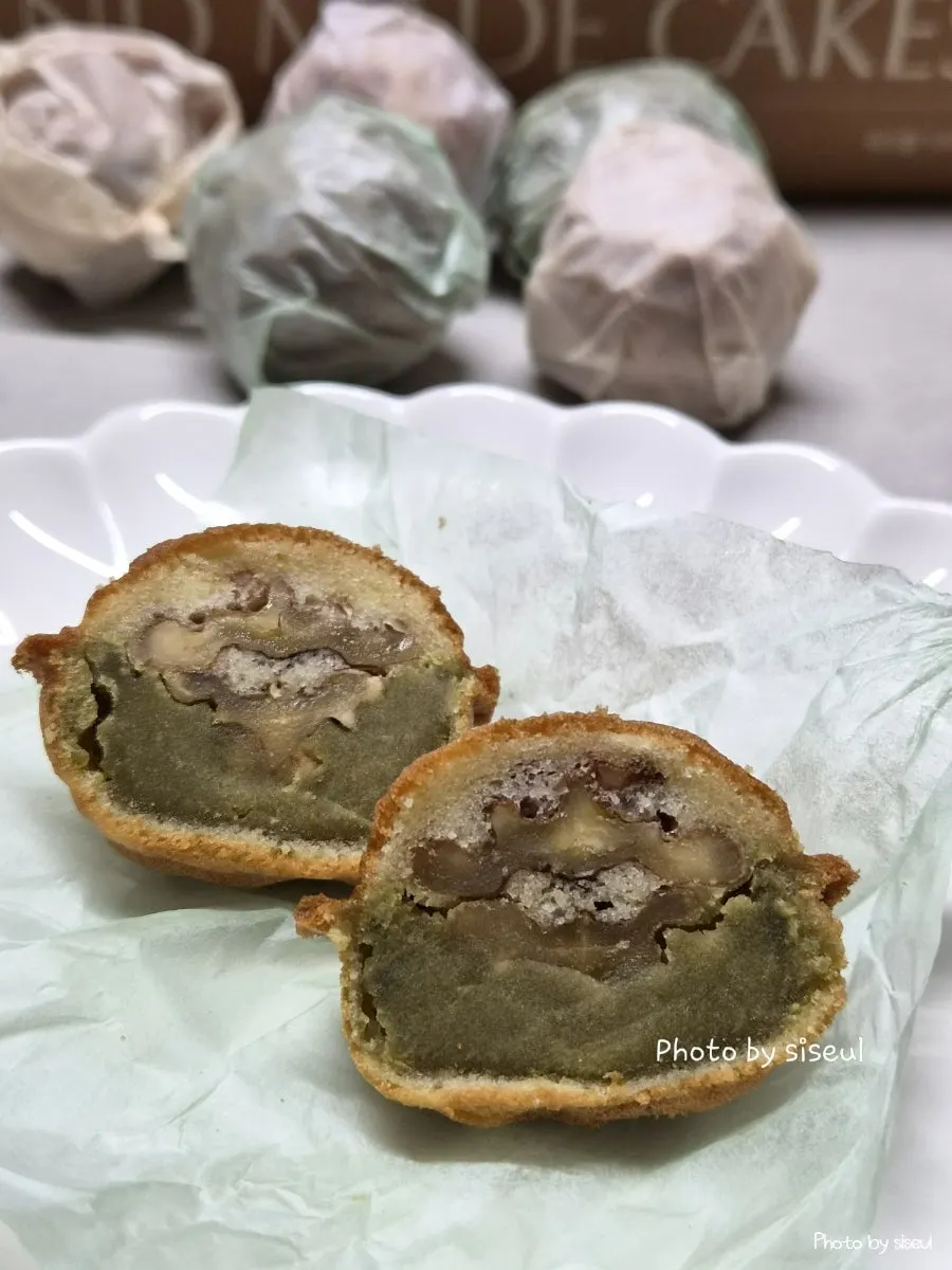 저당앙금이 꽉 찬 오리지널 호두과자