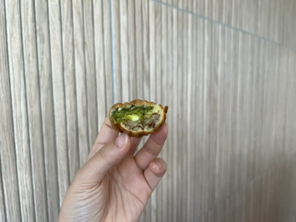 Several bite-sized walnut pastries