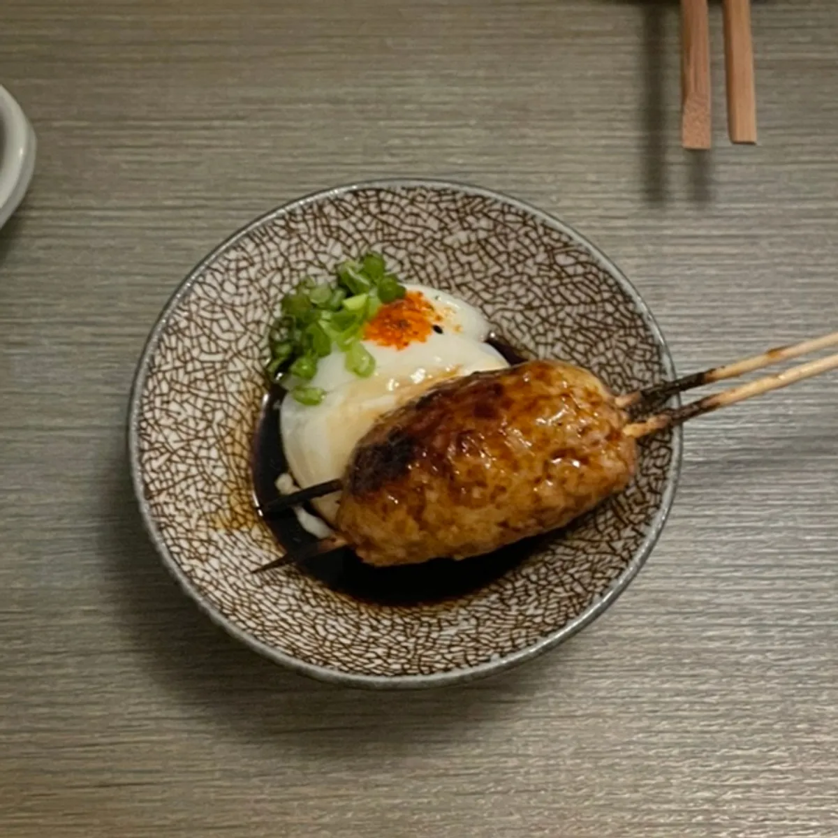 Signature skewer dish at Yakitori Sogi