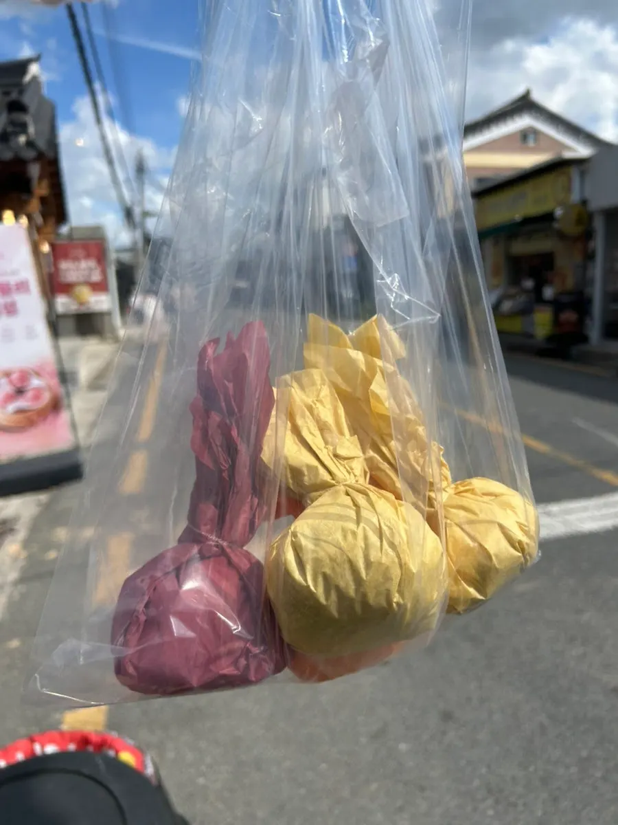 Tareudang fruit mochi taken out to go