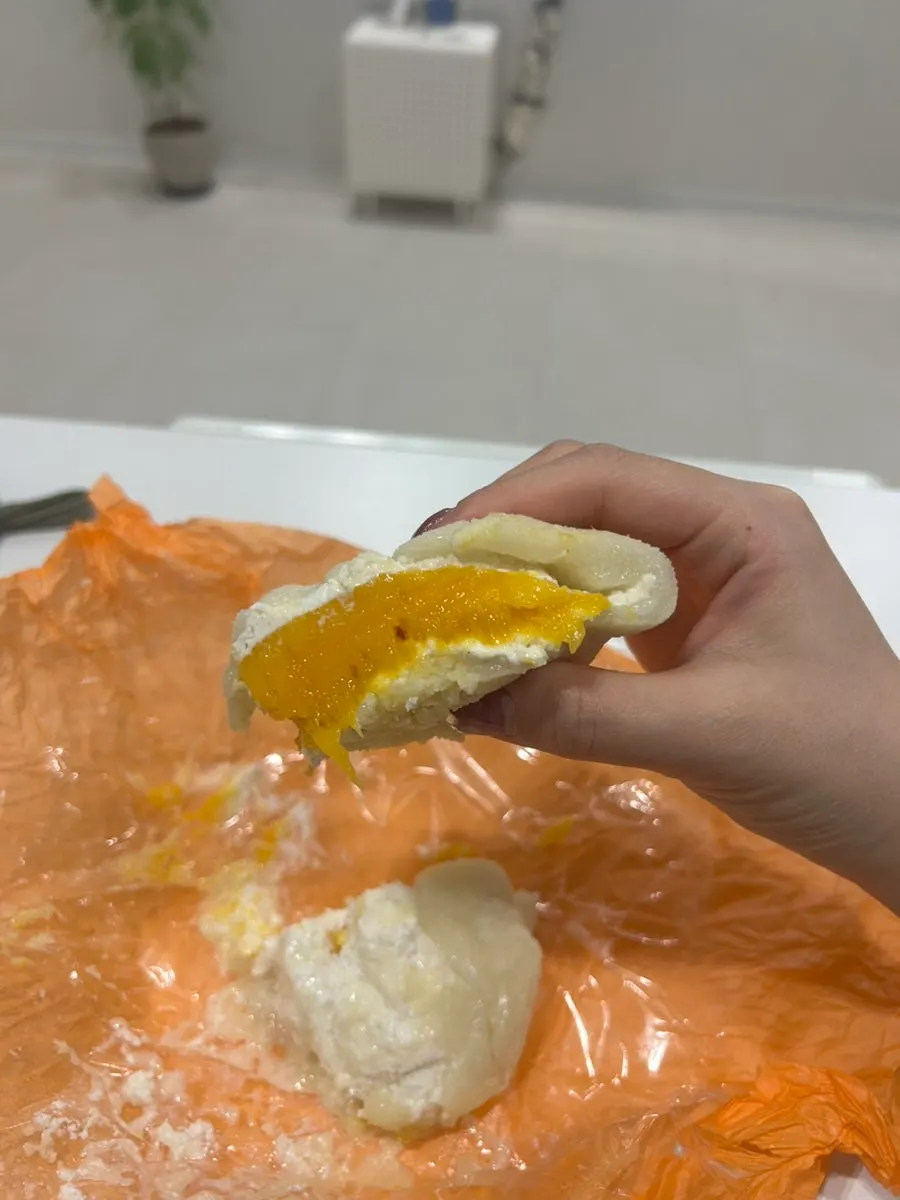 Tareudang mochi eaten during the Gyeongju trip