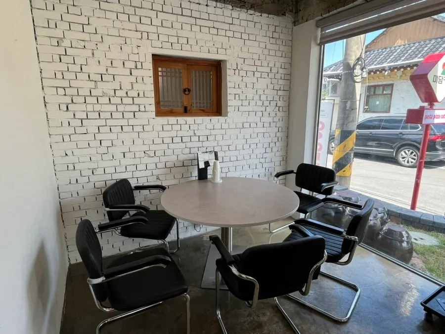 View of the seating area inside Midam Kitchen