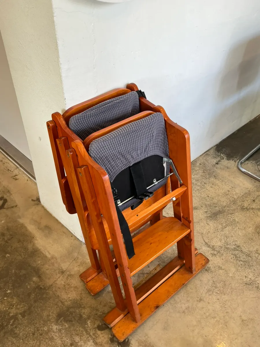 A baby chair set up at Midam Kitchen