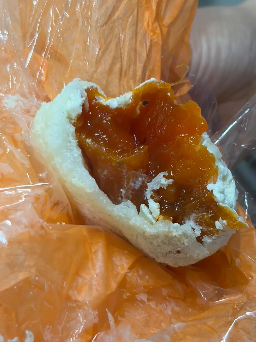 집에 가져와 개봉한 타르당 과일모찌