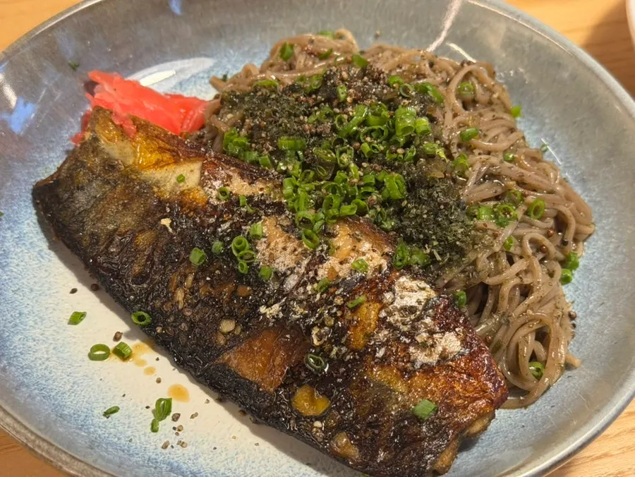 Full spread of Goyu's basic side dishes