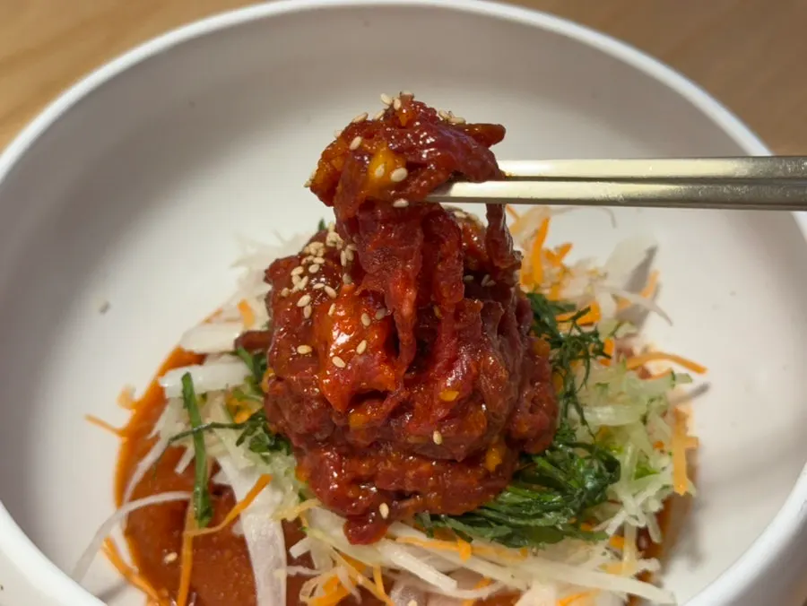 Three dishes ordered at Goyu