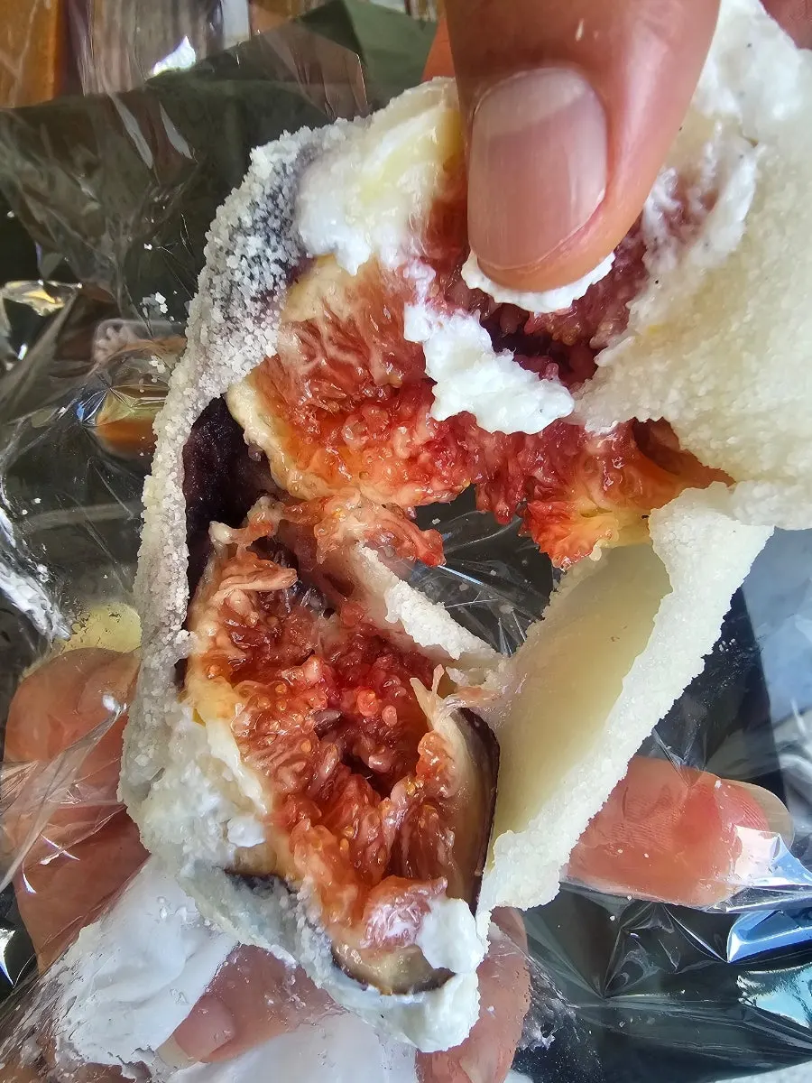 큼직한 무화과요거트모찌 크기 비교