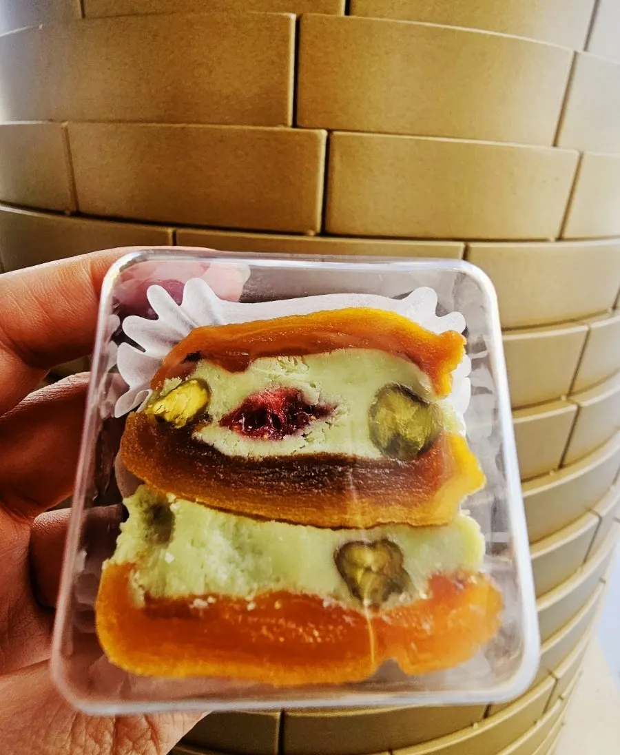 타르당 딸기곶감산도 포장 모습