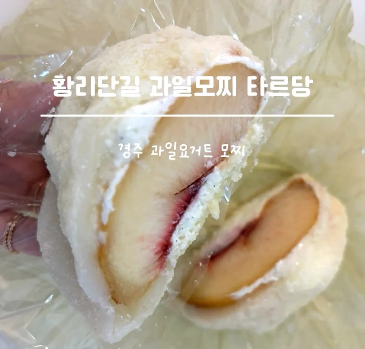 경주 황리단길 타르당 과일요거트모찌