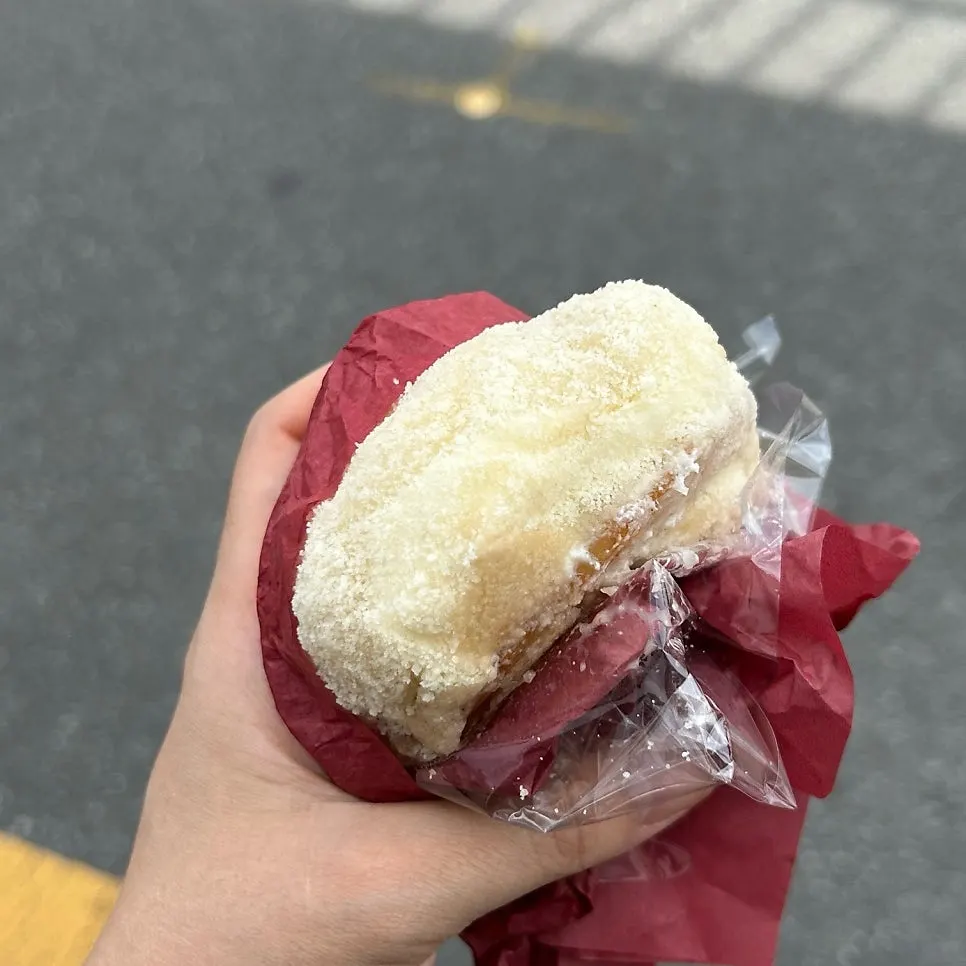 Tareudang mochi carried home without a cooler bag