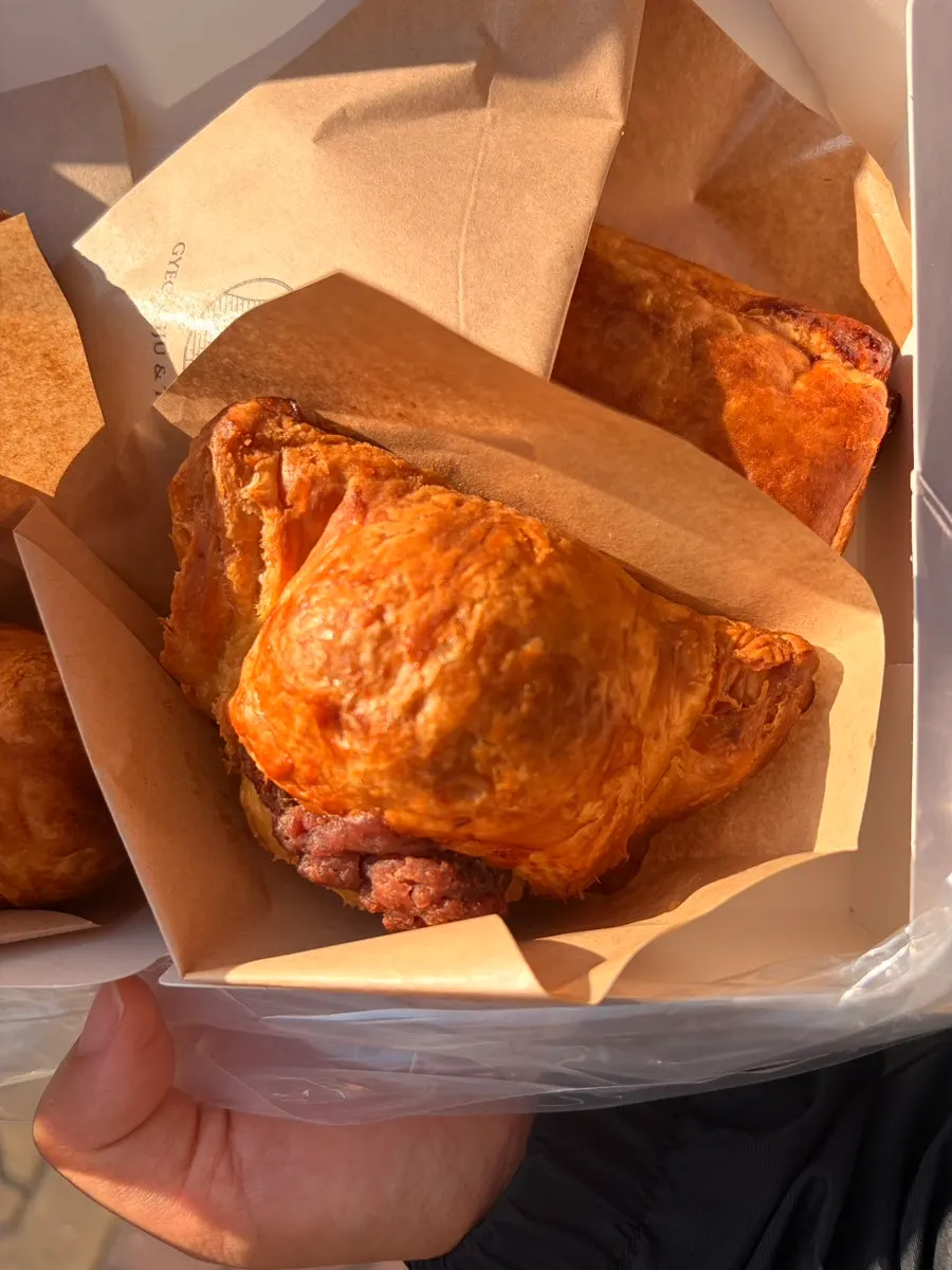 Tokyo Pie's three flavors, good for sharing