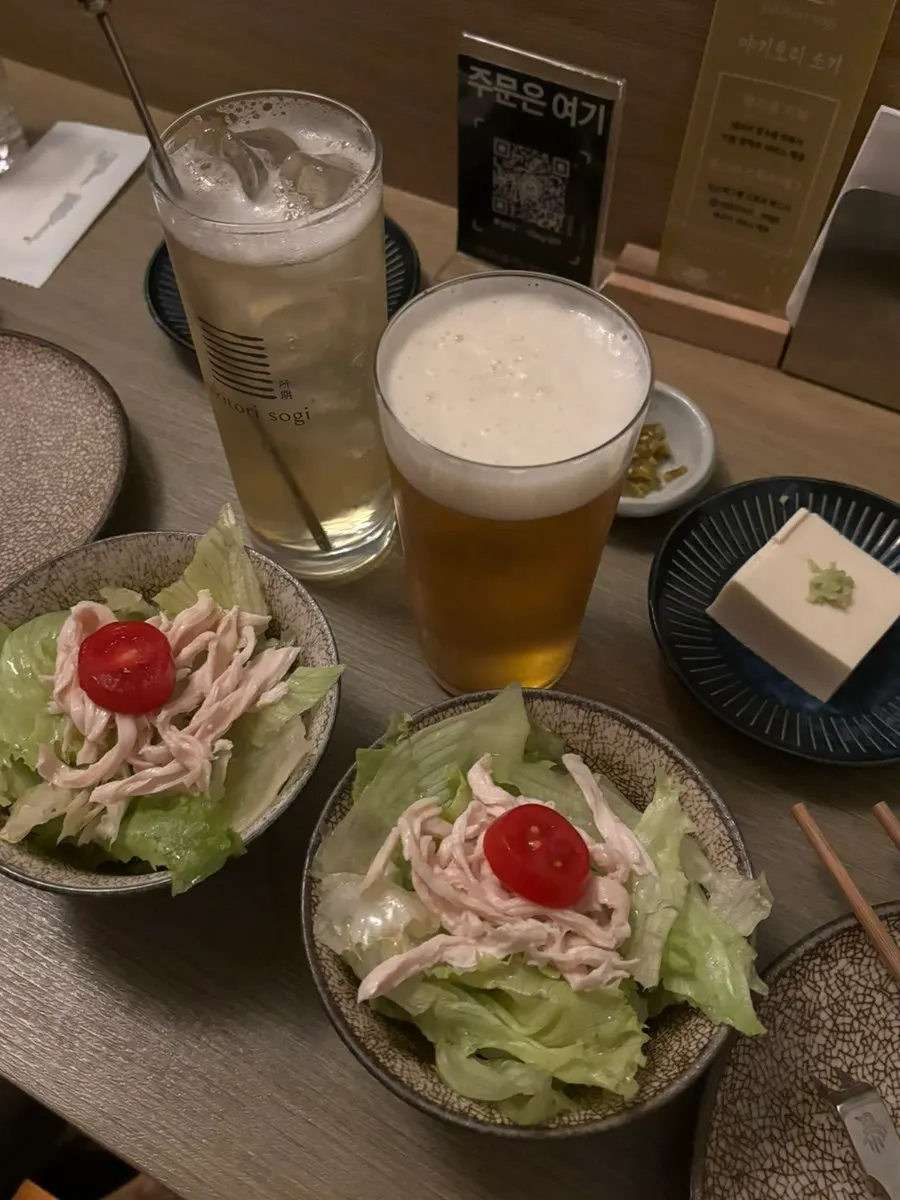소기하이볼과 기린 생맥주