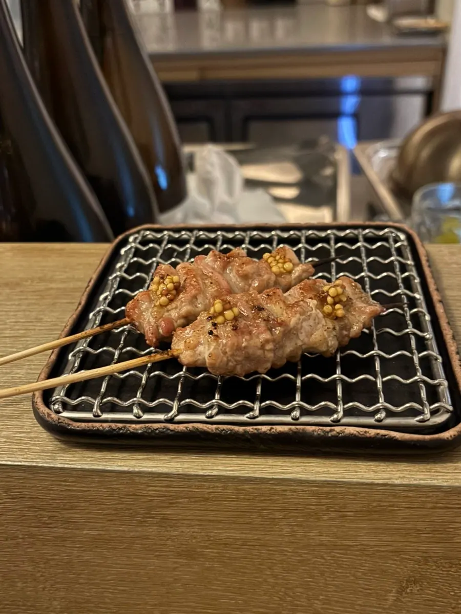 오동통한 염통꼬치