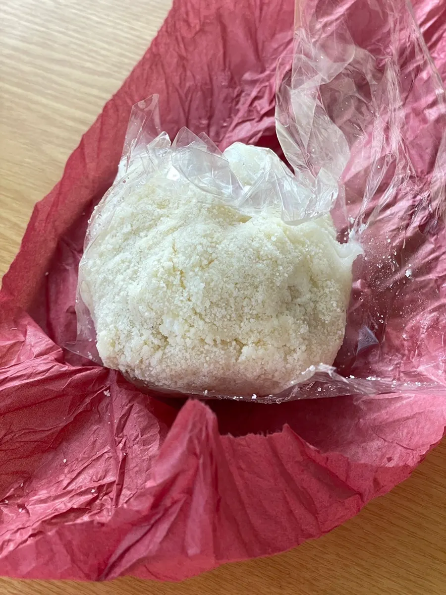 보냉백에 담은 타르당 모찌