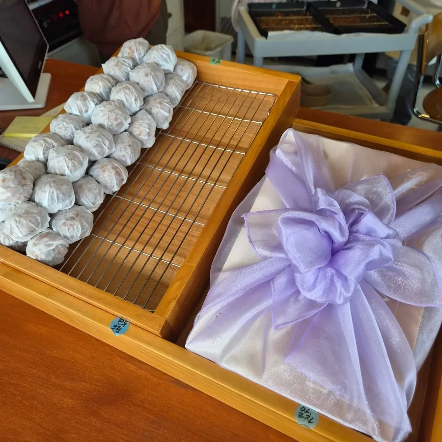 Bungkusan bojagi set hadiah Buja Hodu