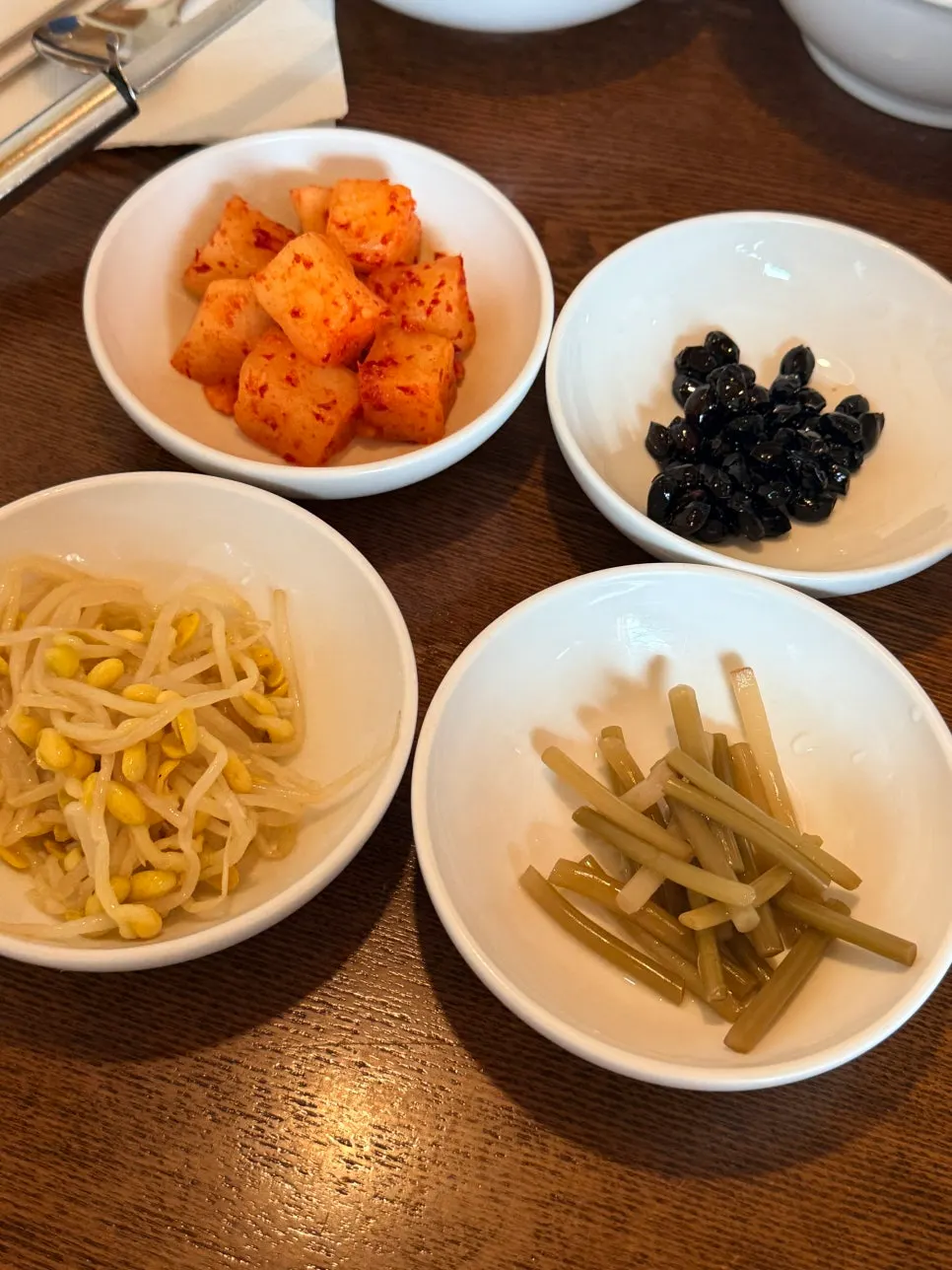 주문 후 세팅된 테이블
