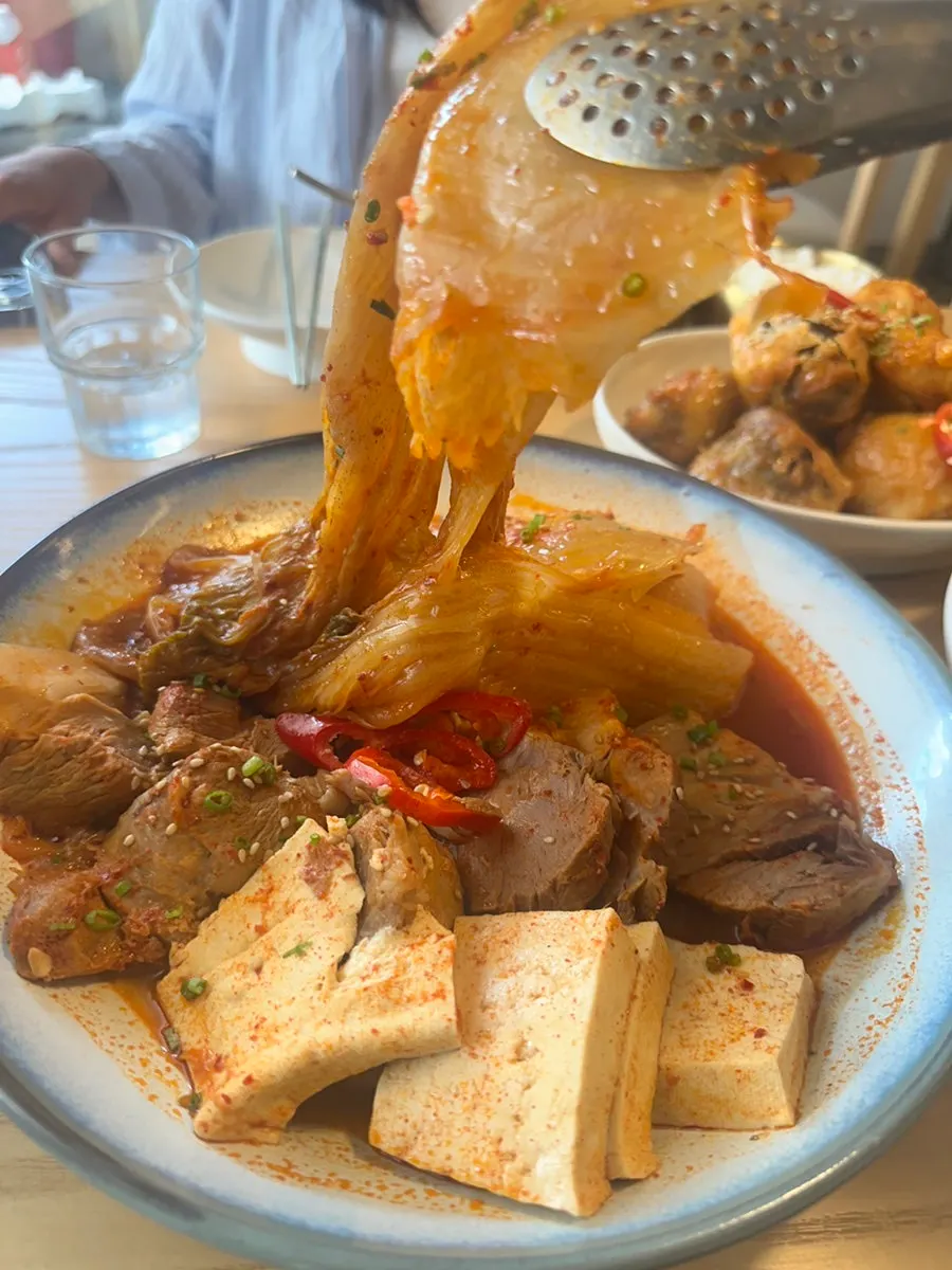 Set dishes served in pretty bowls