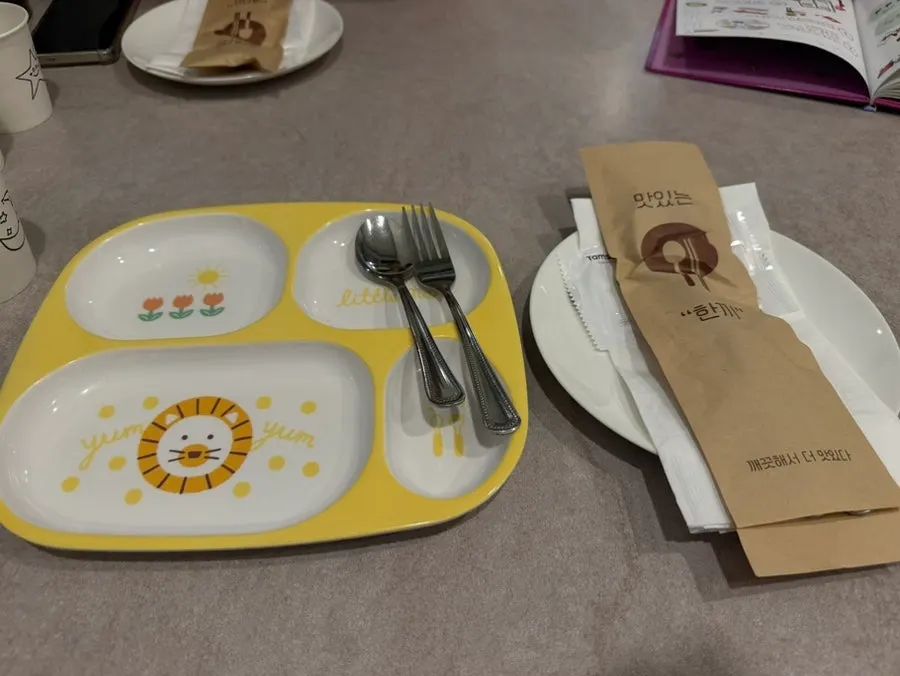 Children’s tableware for a child’s meal