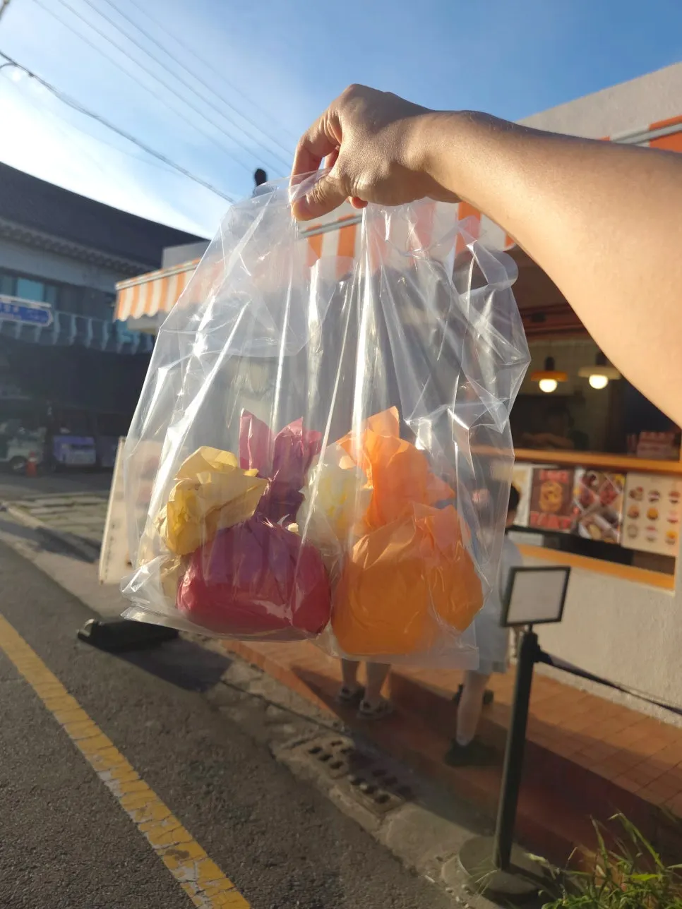 포장한 과일모찌 사진