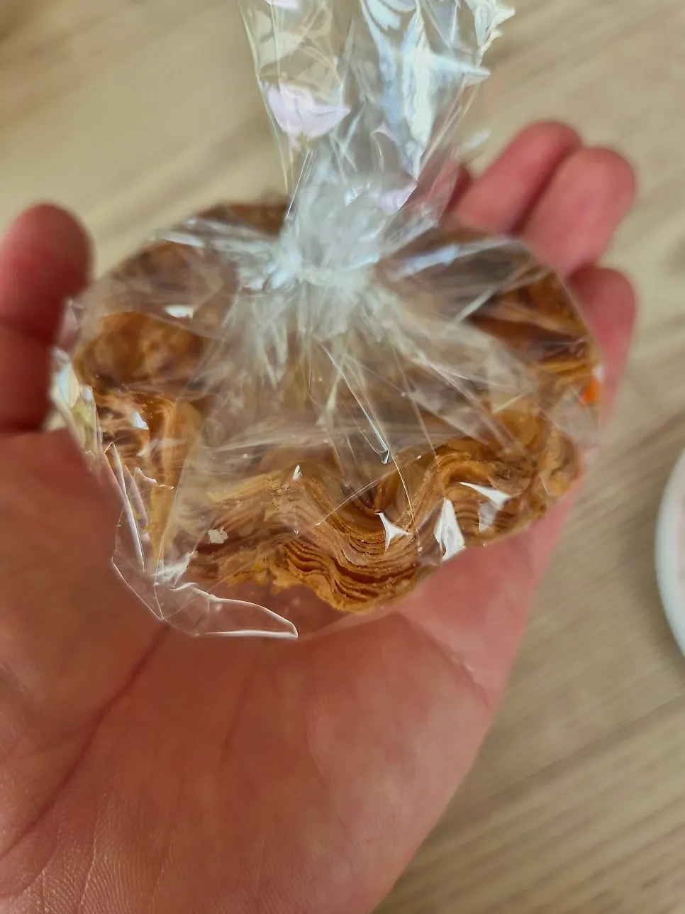 Tarts packed together with the order