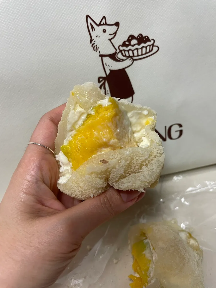 Mochi elástico y crema suave