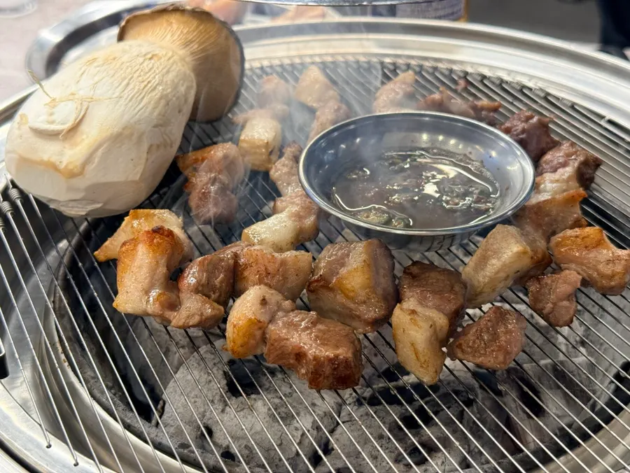 금방 구워 먹는 뒷고기