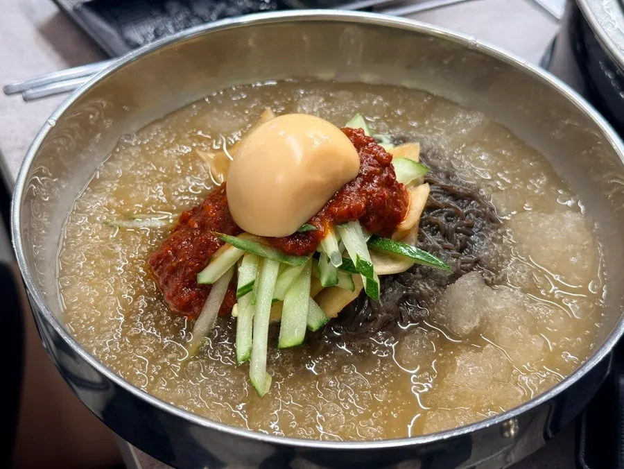 뒷고기 땡기재 칡 물냉면