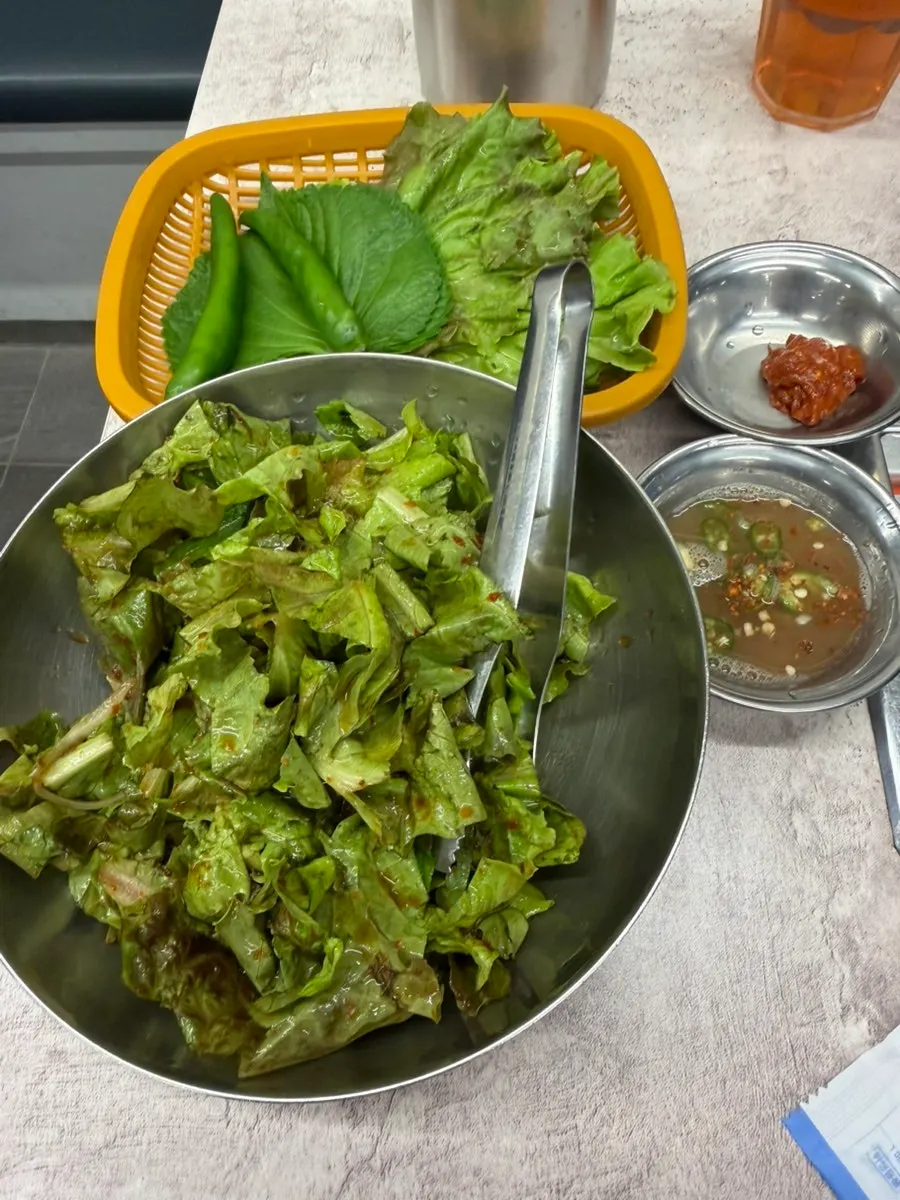 고기집 메뉴판