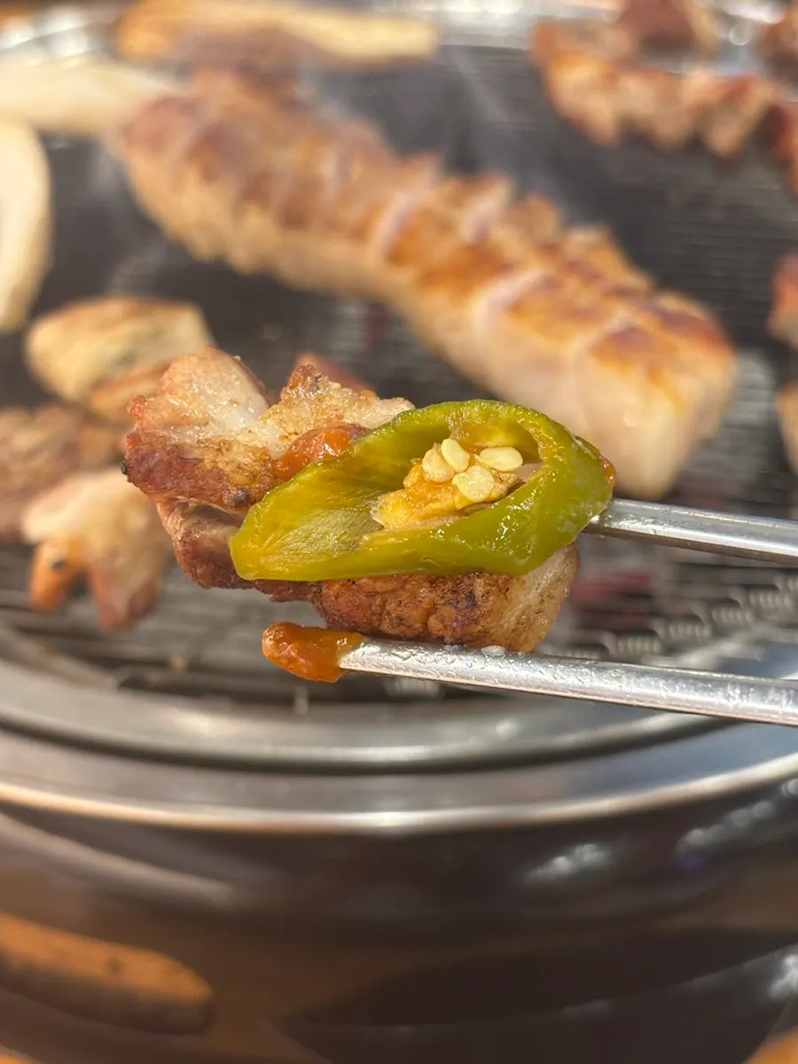 꽃게와 두부가 들어간 된장찌개