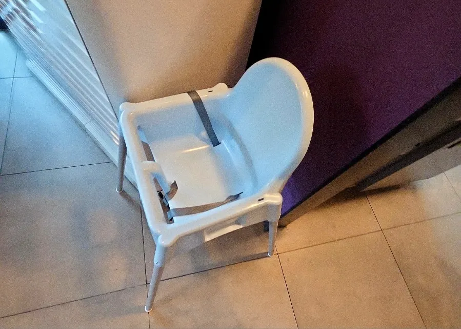 Baby chairs provided at the restaurant