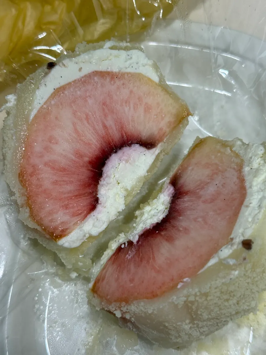 복숭아요거트 모찌 포장과 구성