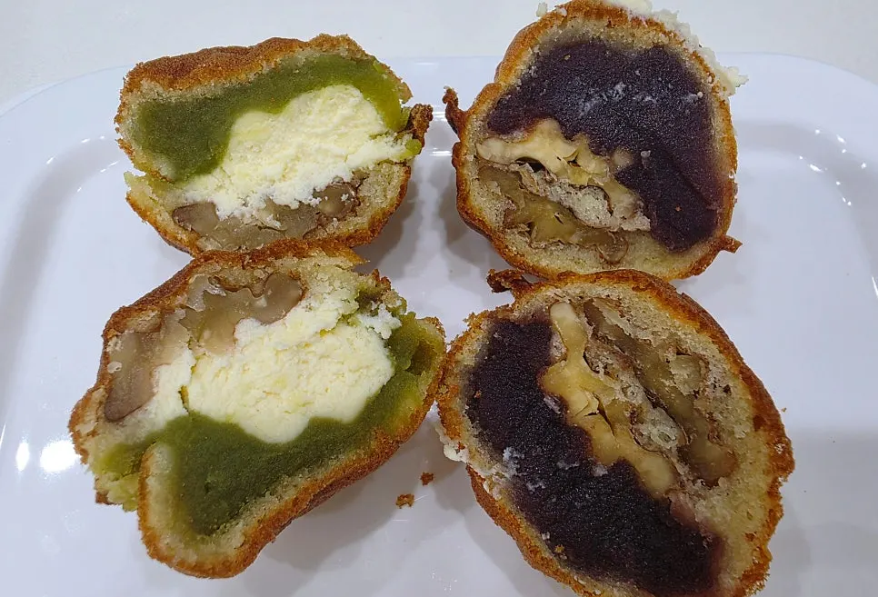 식은 크림치즈 호두과자 시식