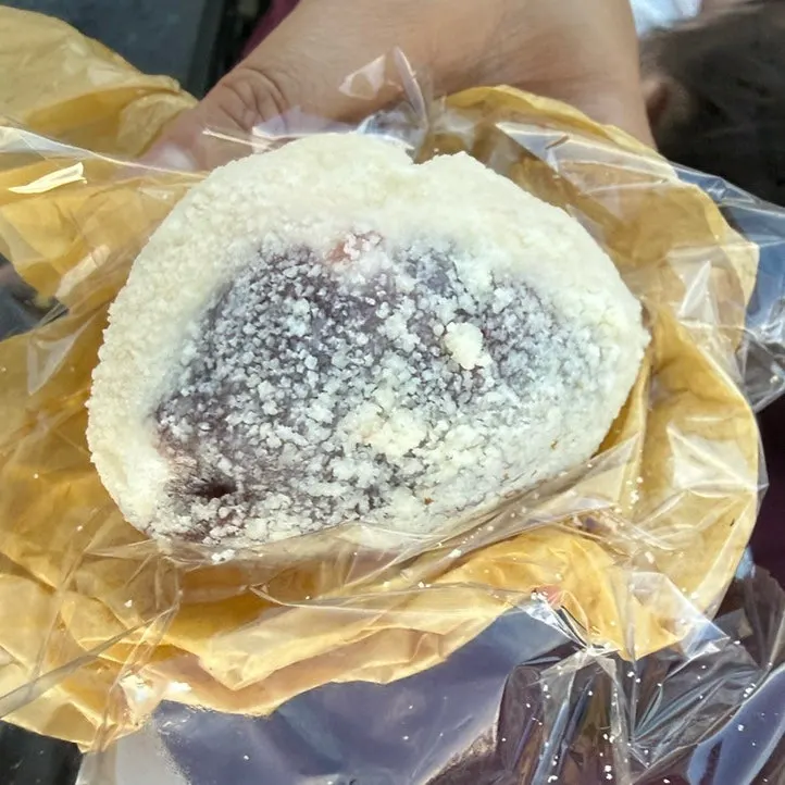 Packaged mochi purchased at Tareudang