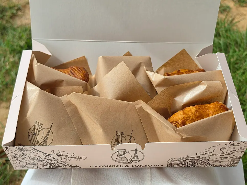 Individually wrapped Tokyo Pie portions