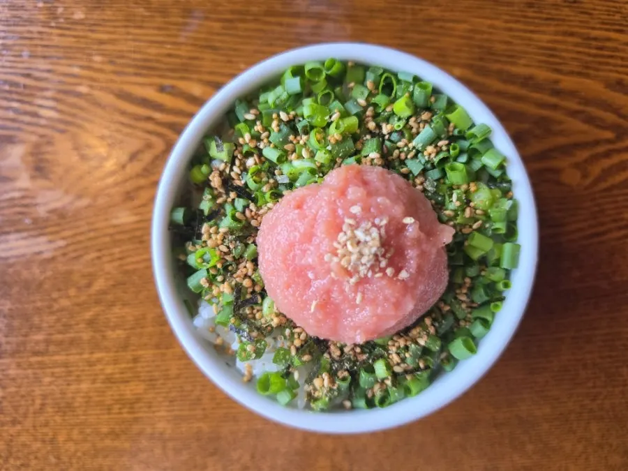 Pollack roe rice topped with pollack roe