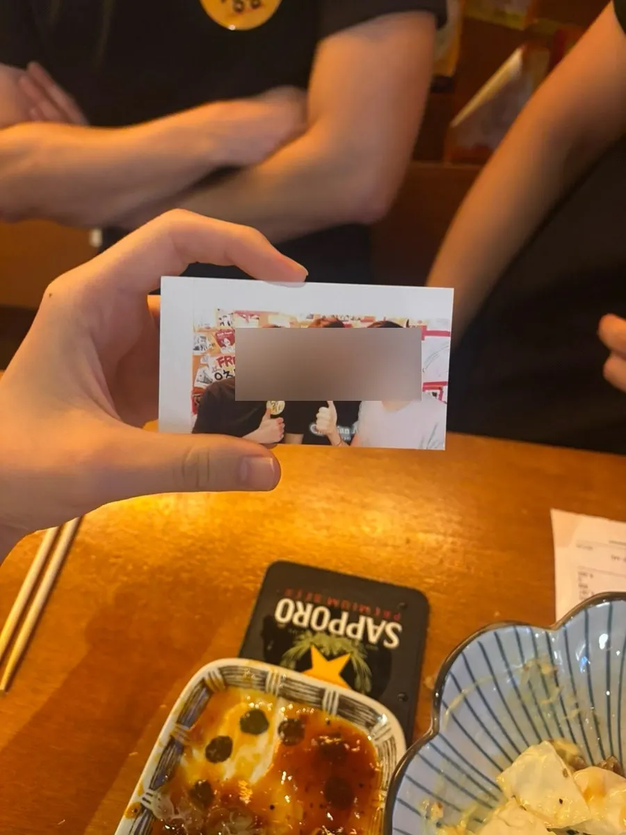 Polaroid won from the review-event raffle ticket