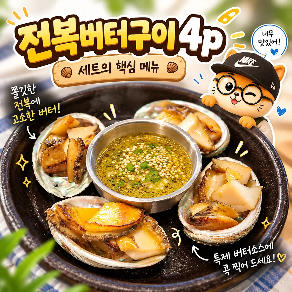 전복버터구이 4피스