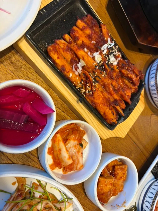 톳밥과 함께 나온 된장찌개