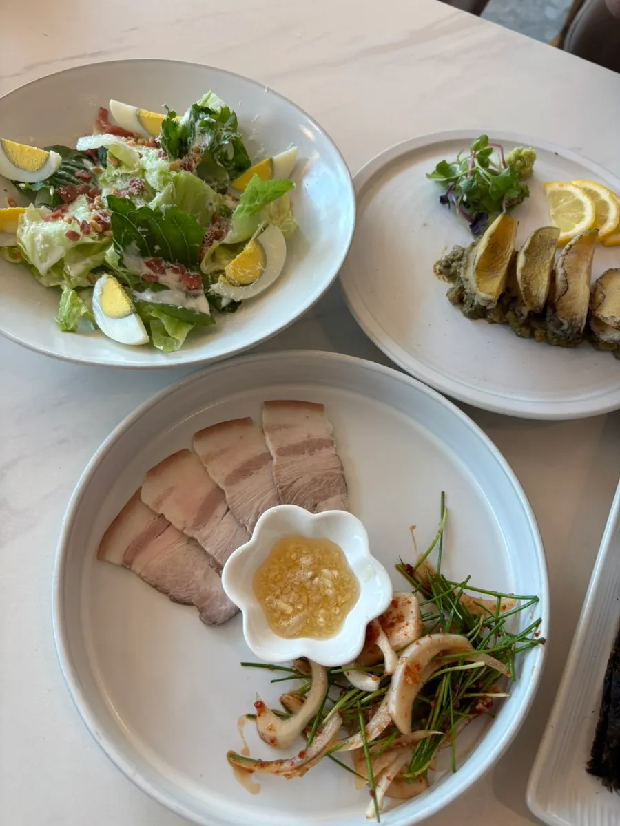 곱창김과 꼬시래기 반찬