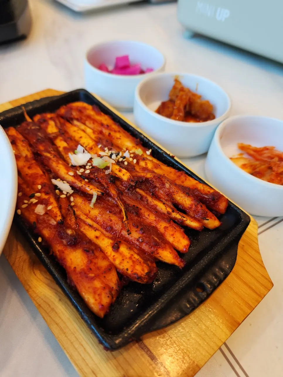 ツルニンジン焼きと副菜3種