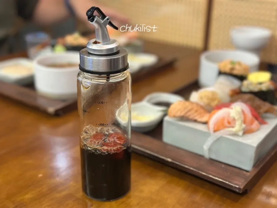 Sushi soy sauce made with Gyeongsan jujubes