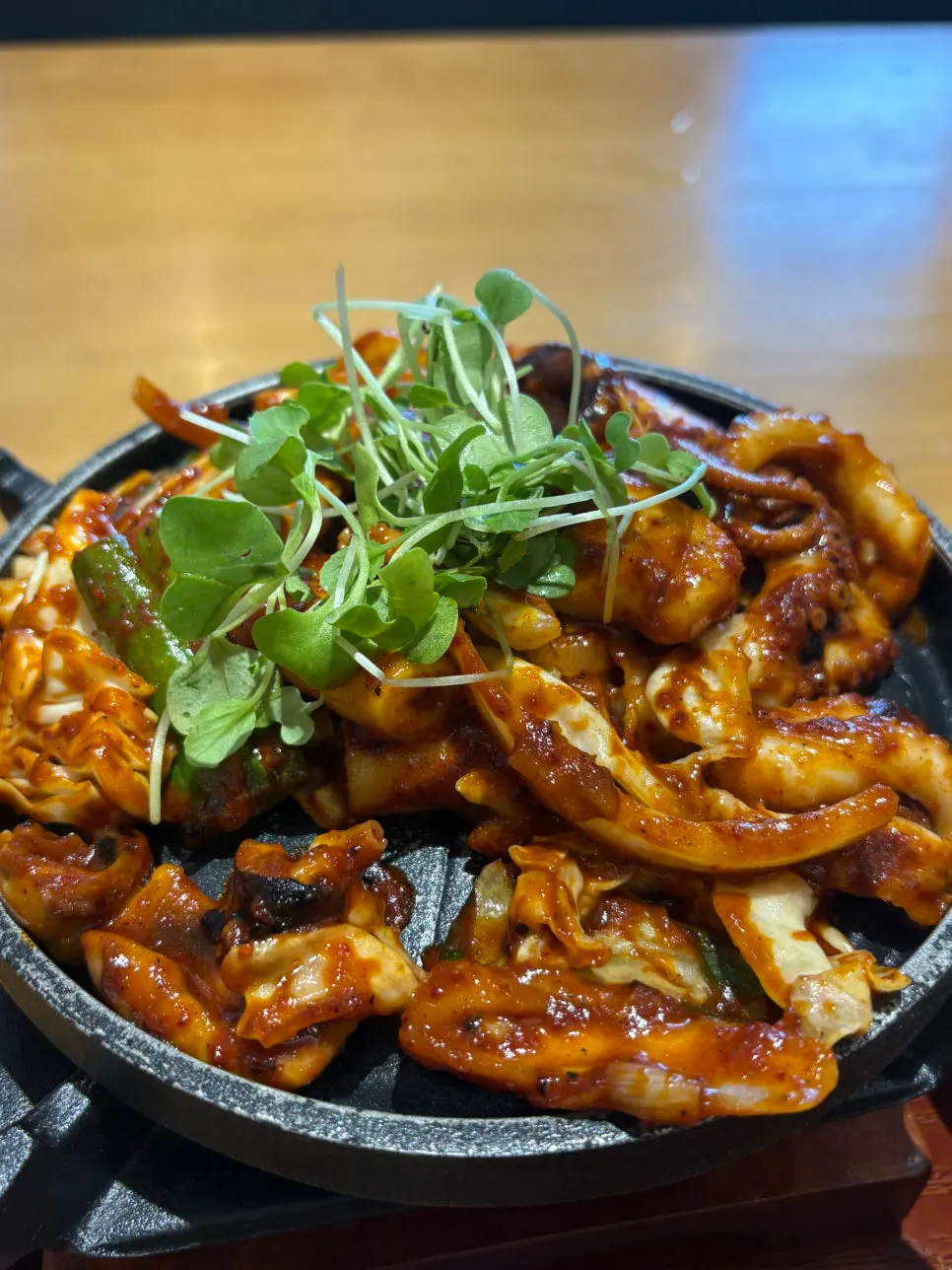 할머니 쭈꾸미 볶음 한정식 밥상 한상 차림