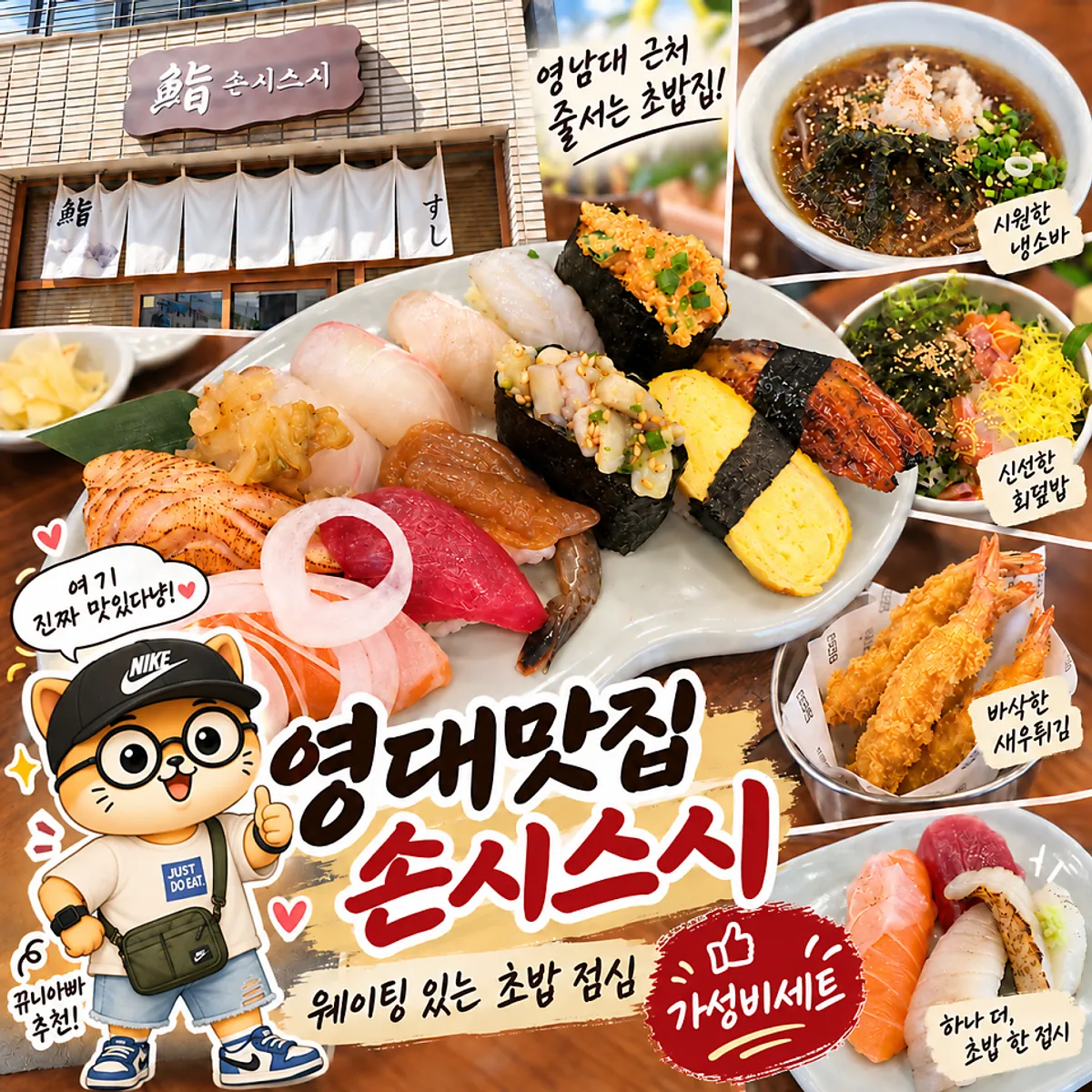 손시스시 영남대 본점 점심 초밥 한상 대표 이미지