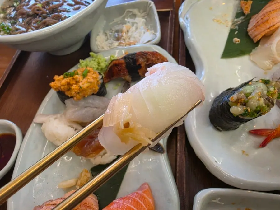 Extra order of 12 pieces of premium aged nigiri