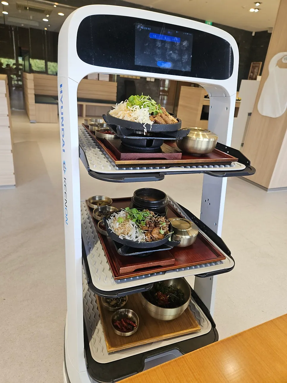 Tablet ordering screen