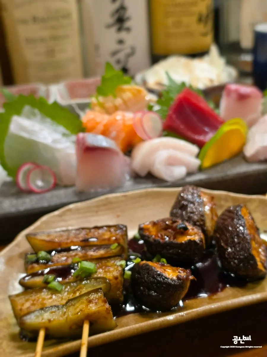 Grilled shiitake mushroom, shiitake nikuzume