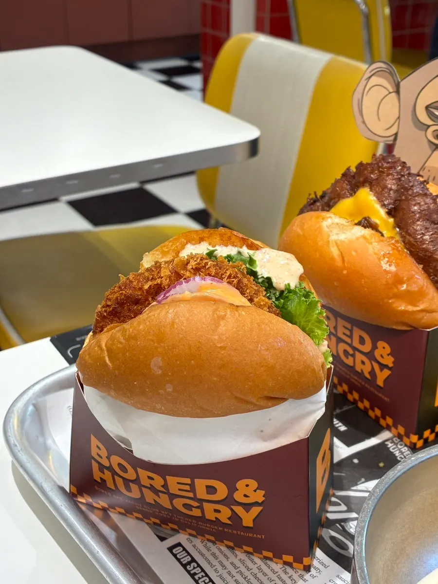 Shrimp O.G with a thick shrimp patty