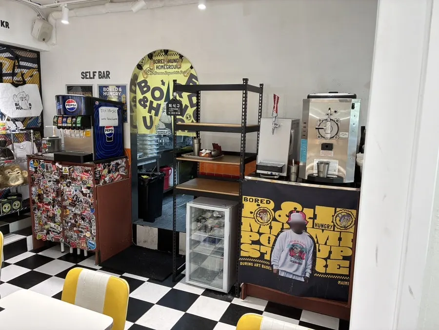 Stylishly decorated store interior