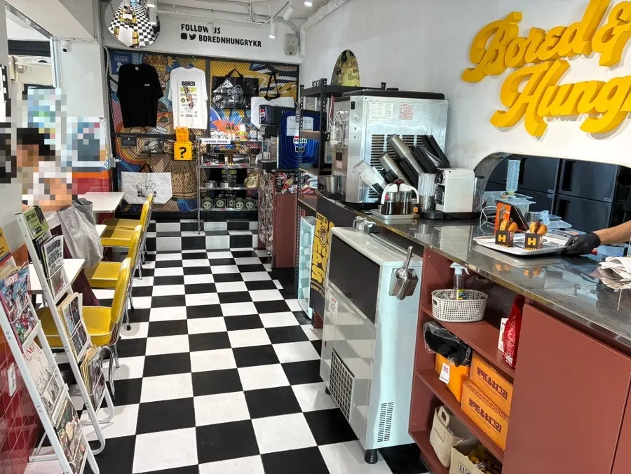 Interior space at Bored & Hungry Mapo